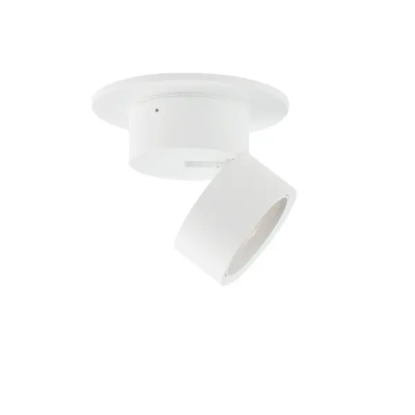 Swinger LED Adjustable Flush Mount in White - Image 1