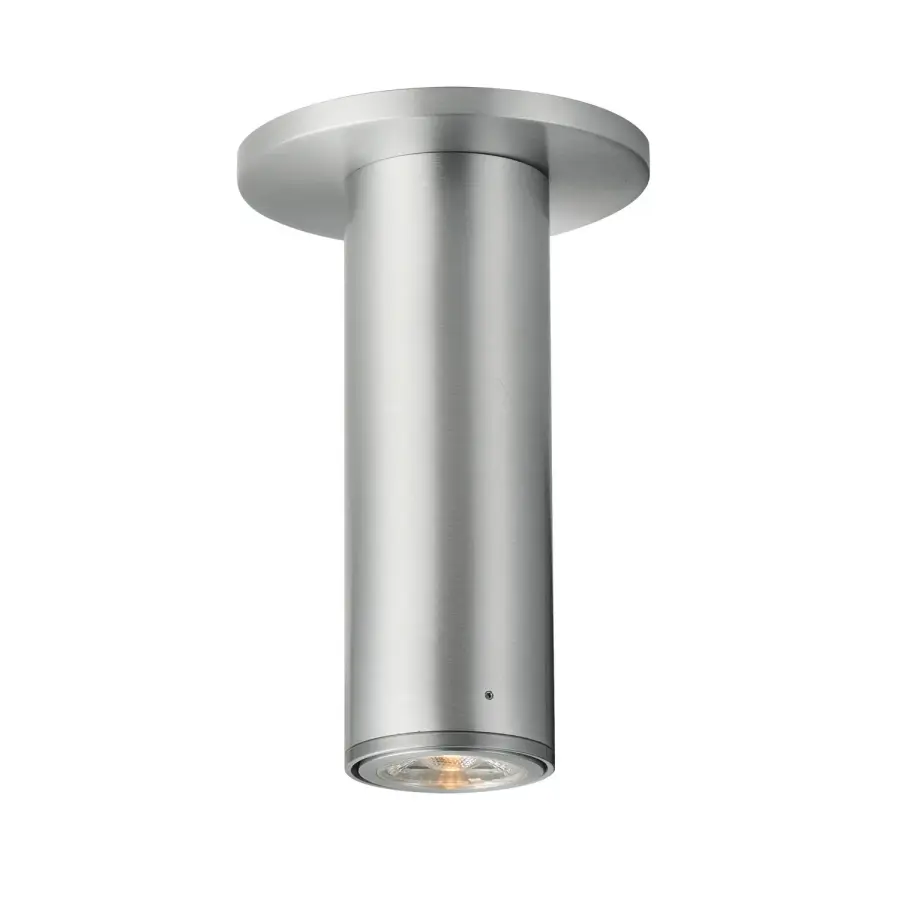 Fulcrum LED Flush Mount in Brushed Aluminum