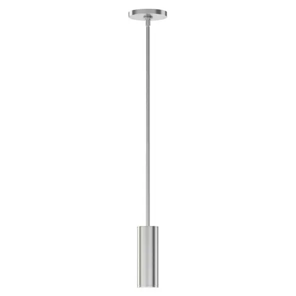Collection: Fulcrum Finish: Brushed Aluminum Width: 5.00" Height: 50.00" Weight: 2.00 lb Wire: 120" Canopy: 5"x5"x0.5" Bulbs Included Number of Bulbs: 1 Maximum Wattage: 5.00 W Bulb Base: PCB Integrated Light Source: LED Light Output: 510.00 lm Color Temperature: 3000 K CRI: 90 Rated Average Life: 50000 Voltage: 120.00 V Material: Steel, Glass Safety Listing: cETLus LED Manufacturer Warranty: 2 Spec Sheet
