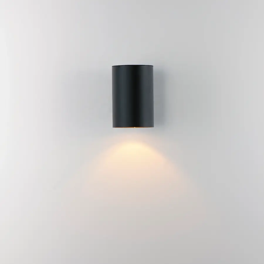 Outpost LED Outdoor Wall Sconce in Black - Image 3
