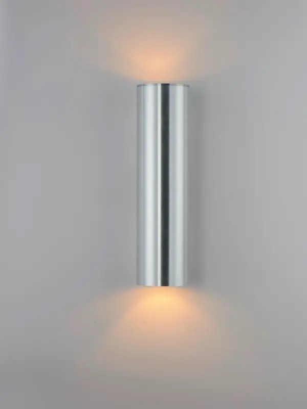 The Outpost is a classic cylinder light which provides directional illumination without glare. Available in 3 sizes, the 2 light version has both up and down lighting, while the singular light has 1 direction lighting. Available in Architectural Bronze, Aluminum, or Black. - alternate view