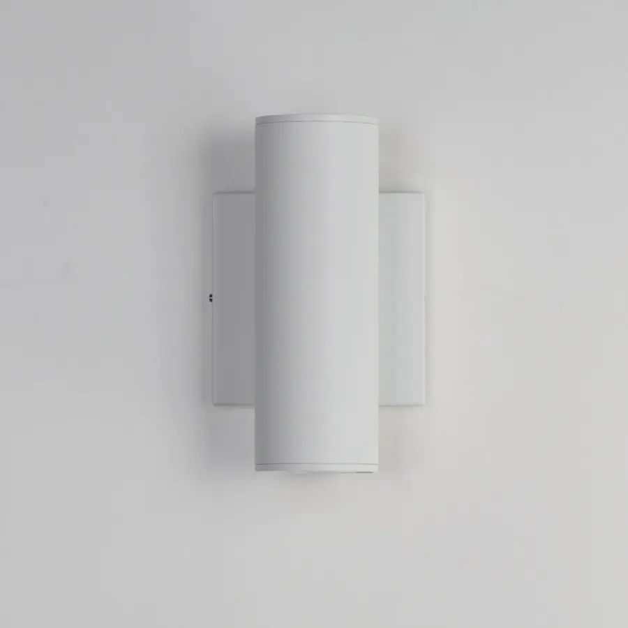Calibro LED Outdoor Wall Sconce in White - Image 2