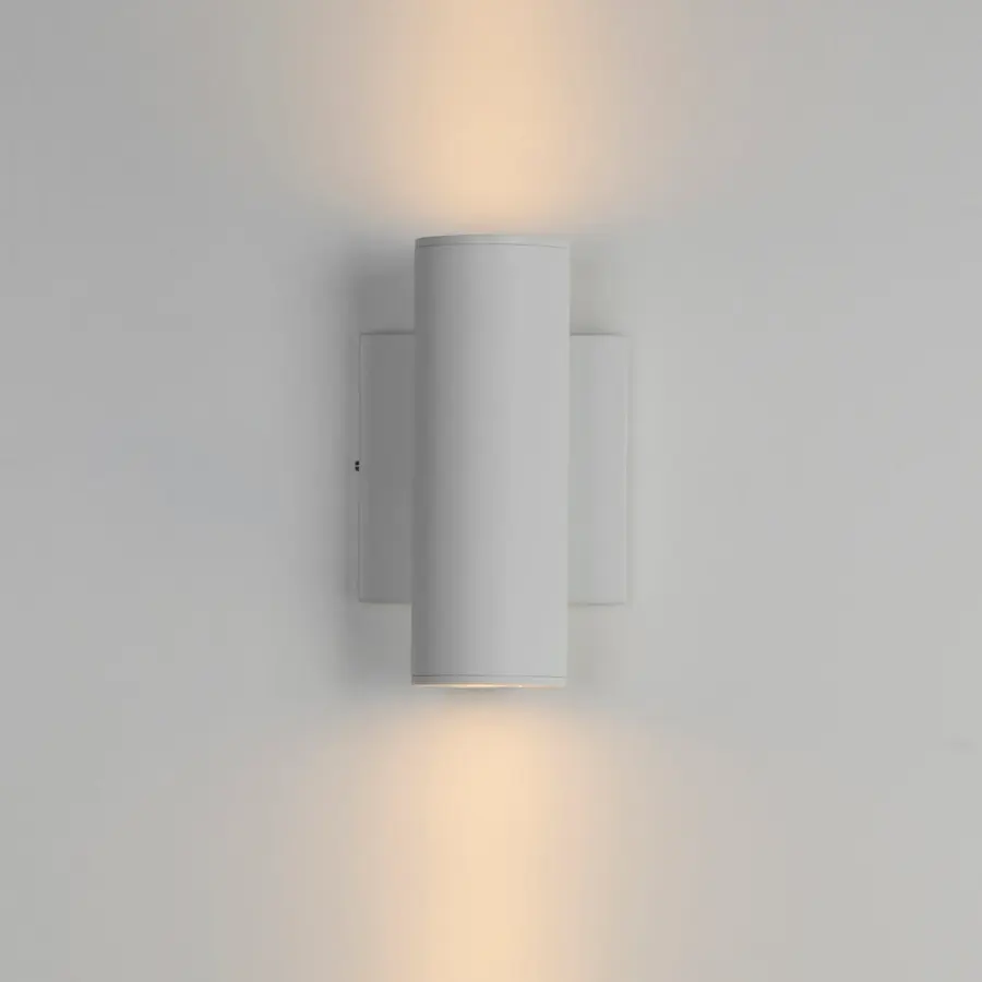 Calibro LED Outdoor Wall Sconce in White - Image 3