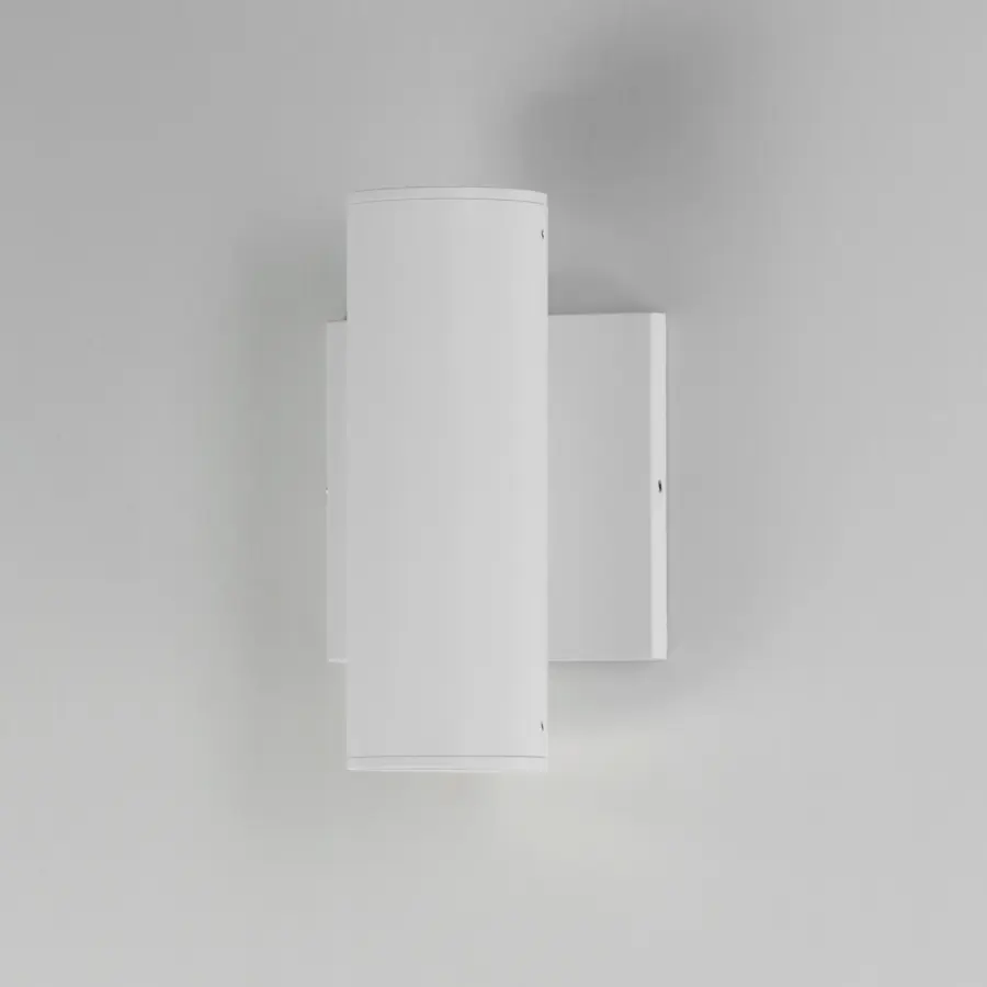 Calibro LED Outdoor Wall Sconce in White - Image 4