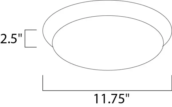 Our economy line of LED flush mounts has just been improved. The base is now made of steel for better heat dissipation, as well as the ability to offer not only Bronze, but White and Satin Nickel as a finish. We still offer the PMMA lens for extreme durability and maximum light transmission. - alternate view