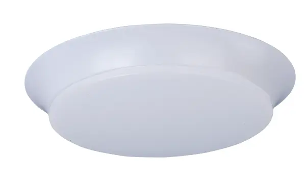 Our economy line of LED flush mounts has just been improved. The base is now made of steel for better heat dissipation, as well as the ability to offer not only Bronze, but White and Satin Nickel as a finish. We still offer the PMMA lens for extreme durability and maximum light transmission. Collection: Low Profile LED Finish: White Glass: White Width: 11.75" Height: 2.50" Length: 11.75" Weight: 1.54 lb Bulbs Included Number of Bulbs: 1 Maximum Wattage: 8.00 W Bulb Type: PCB Bulb Base: PCB Integrated Light Source: LED Light Output: 656.00 lm Color Temperature: 3000 K CRI: 80 Rated Average Life: 40000 Voltage: 120.00 V Material: Acrylic, Steel Safety Listing: cETLus Safety Rating: Dry LED Manufacturer Warranty: 5 Spec Sheet Instructions Parts Diagram