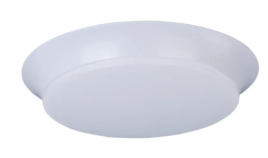 Low Profile LED Flush Mount in White - Image 1