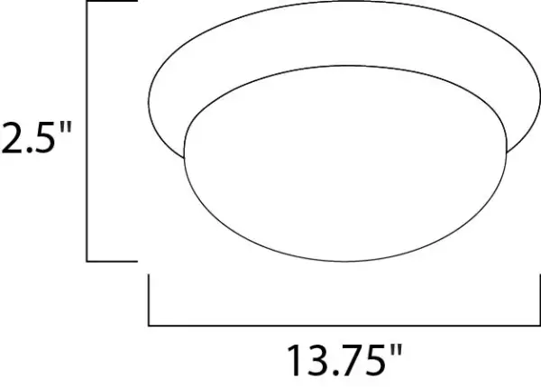 Our economy line of LED flush mounts has just been improved. The base is now made of steel for better heat dissipation, as well as the ability to offer not only Bronze, but White and Satin Nickel as a finish. We still offer the PMMA lens for extreme durability and maximum light transmission. - alternate view