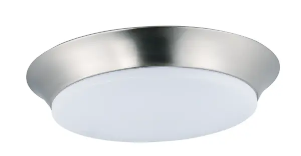Our economy line of LED flush mounts has just been improved. The base is now made of steel for better heat dissipation, as well as the ability to offer not only Bronze, but White and Satin Nickel as a finish. We still offer the PMMA lens for extreme durability and maximum light transmission.