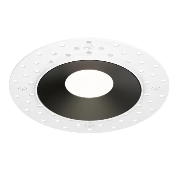 High performance and high in style, the Crisp is constructed like a surface mount that can install into a variety of 4-0 junction boxes while designed with a recessed appearance. The fixtures almost impossibly slopes into the junction box with snap in trims in a variety of styles. Purchase the mud-in ring assembly kit and you can opt for a trim-less design. Not only good-looking, each unit also delivers over 1000 lumens providing ample lighting. With its concave design, the light source is obscured from the finished ceiling surface thereby reducing glare. Available in warm 3000K single CCT or 5CCT selectable with an accessible switch behind the faceplate so you can set your preferred light temperature without removing the light from the junction box.