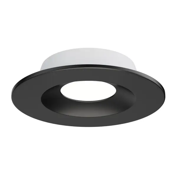 Crisp LED Recessed Downlight in Black