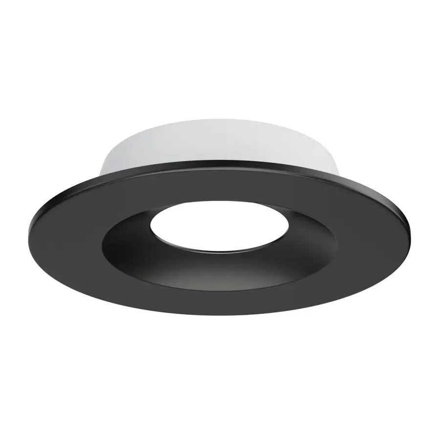 Crisp LED Recessed Downlight in Black