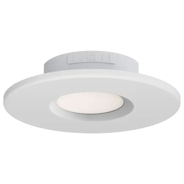 Designed to install snug into a 4-0 junction box, this surface mounted fixture boasts the lowest profile possible similar to recessed lighting. The twist locking trim easily removes for installation with a frame that can be mudded-in for an even more streamlined design. Economically priced, the Snug is ideal for residential or commercial spaces looking for a more attractive option.