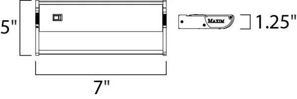 With a sleek profile, linkability and direct wiring, CounterMax MX-X120c Series installs easily under the cabinet and emits a warm light. The hinged top gives easy access to the long-lasting Xenon bulbs and wiring. Cabinets stay cool and safe due to the unique airflow design that limits heat transfer. - alternate view