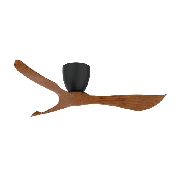 Keanu 56" Ceiling Fan in Black with Walnut Blades - Image 1