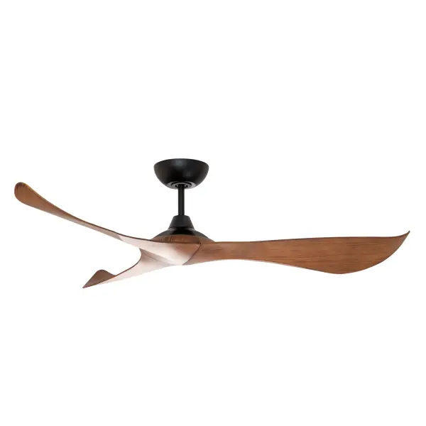 Keanu 56" Ceiling Fan in Black / Walnut - Image 1