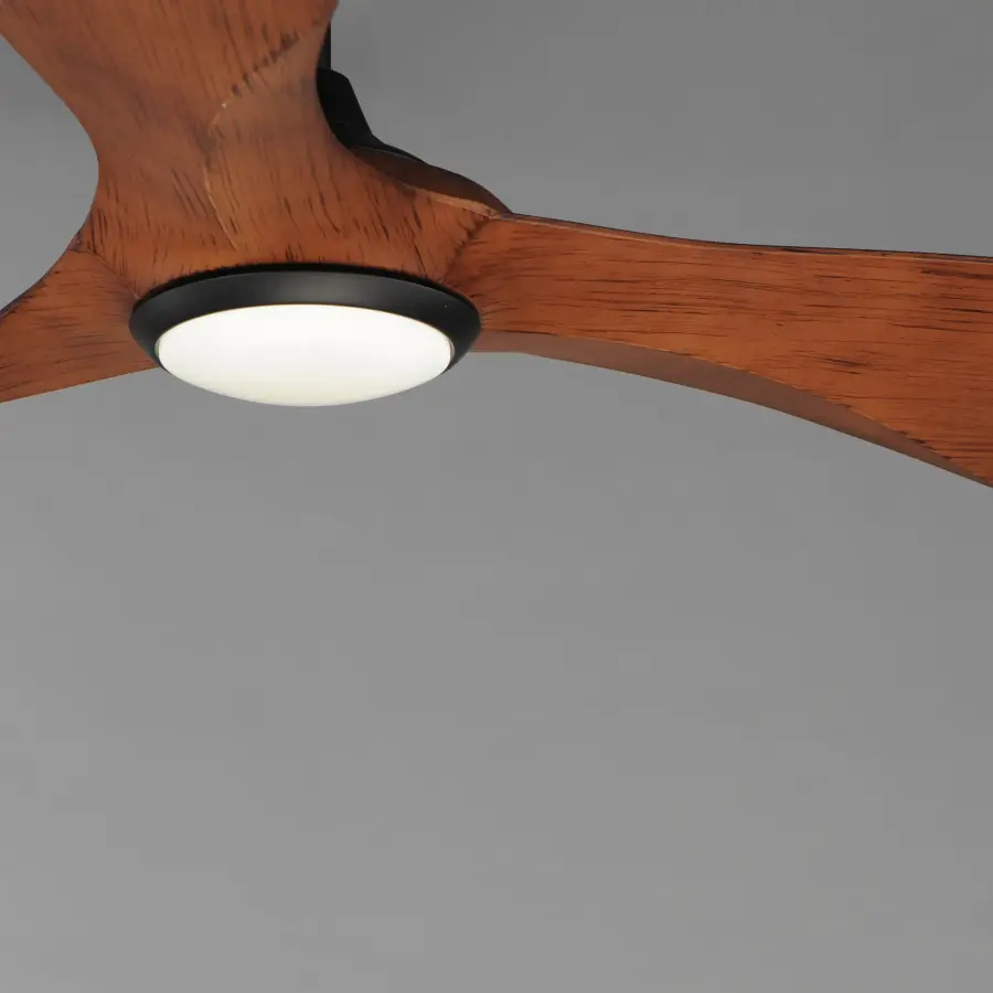 Keanu 56" Ceiling Fan in Black / Walnut - Image 3