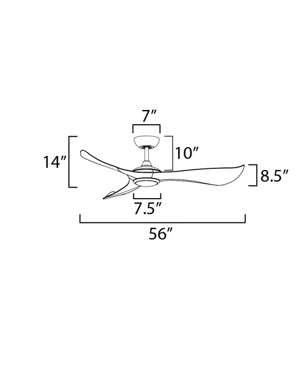 Keanu-Outdoor Ceiling Fan - Image 3