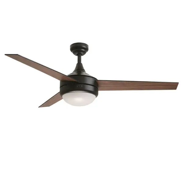 Trio 52" Ceiling Fan in Black