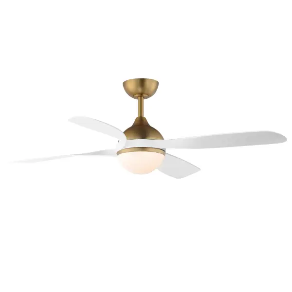 Bola 52" Ceiling Fan in Natural Aged Brass - Image 1