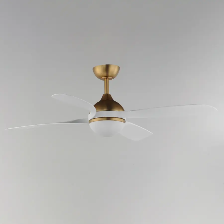 Bola 52" Ceiling Fan in Natural Aged Brass - Image 3