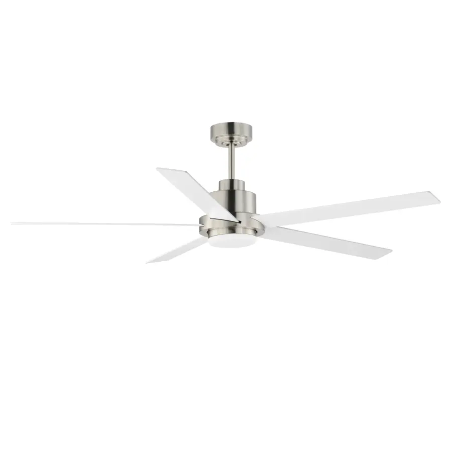 Daisy 60" Ceiling Fan in Satin Nickel - Image 1