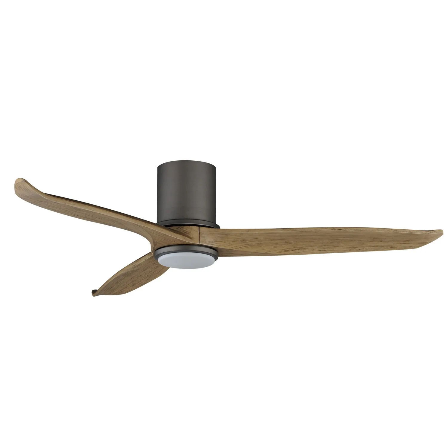 Woodwind 52" Ceiling Fan with LED Light Kit in Charcoal Bronze