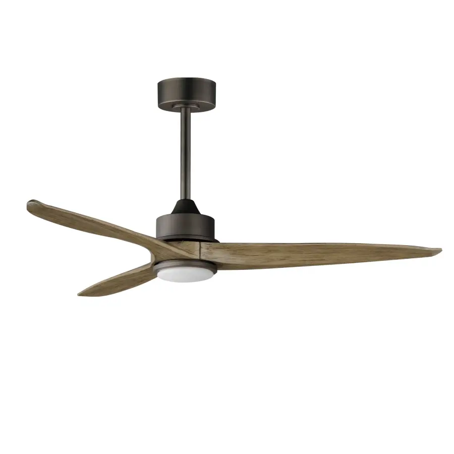 Woodwind 52" Ceiling Fan with LED Light in Charcoal Bronze - Image 1