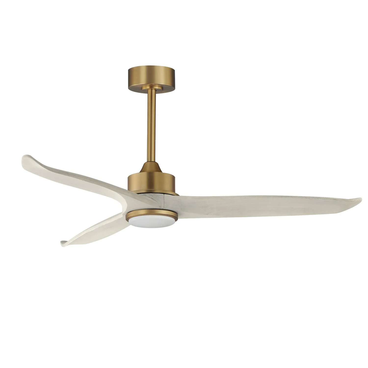 Woodwind 52" Ceiling Fan in Natural Aged Brass