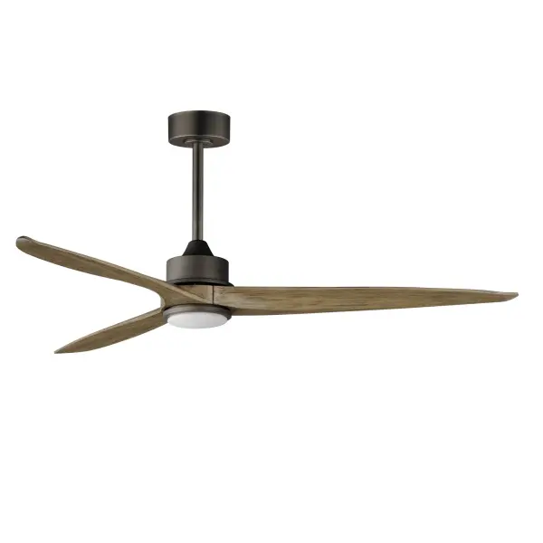 Woodwind 72" Ceiling Fan with LED Light in Charcoal Bronze - Image 1