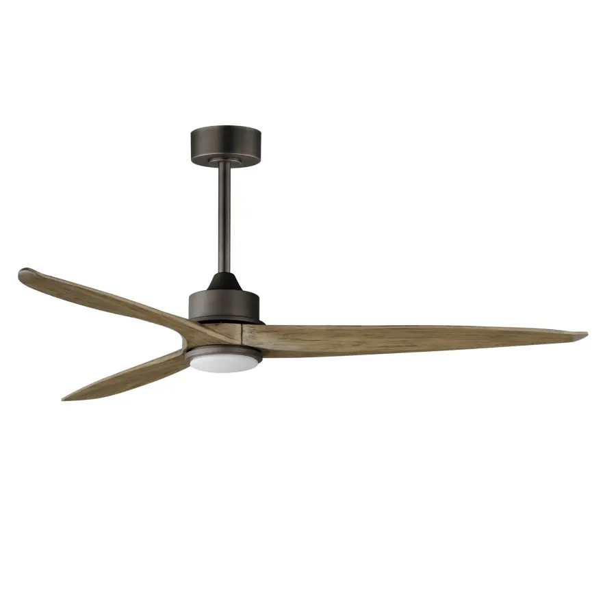 Woodwind 72" Ceiling Fan with LED Light in Charcoal Bronze - Image 1