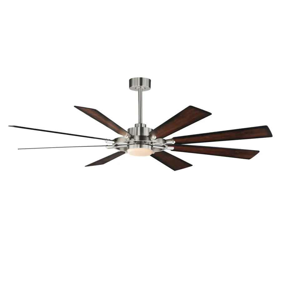 Helm 72" Ceiling Fan in Satin Nickel - Image 2