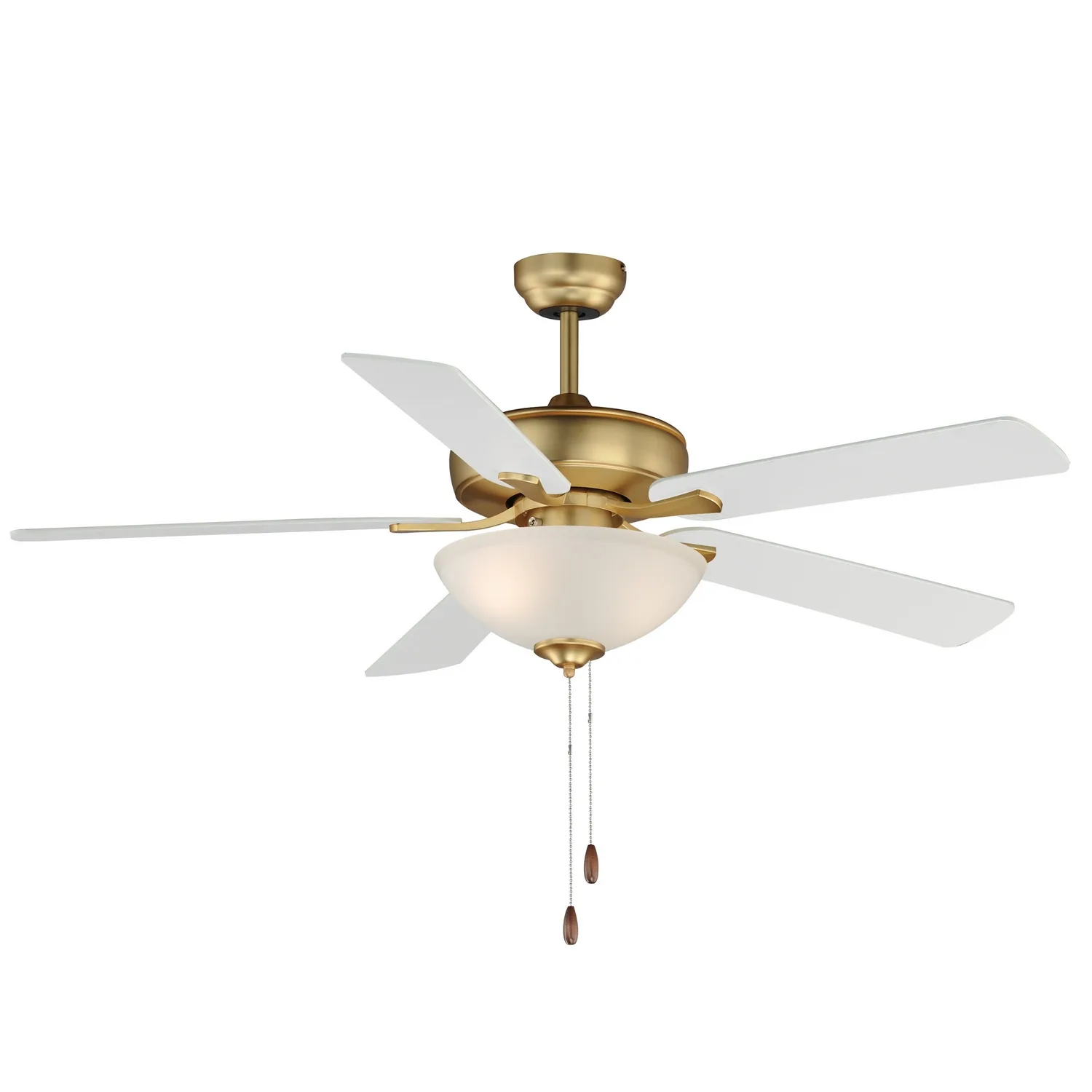 Super-Max 52" Ceiling Fan in Natural Aged Brass