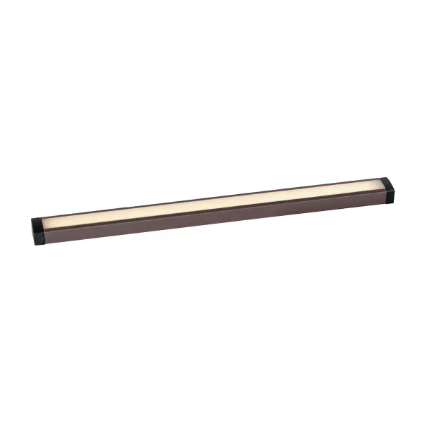 An innovative, slim channel LED light bar. The 120V input Slim Stick connects to a slim direct wire installation junction box where brightness and white color tunable LED light can be adjusted with the touch of a button. The control is the first in the industry to provide color temperature control variable between 2700-5000k on a driverless 120V LED strip. Included with the product, mounting clips allow the user install the channels flat or at an angle up to 90 degrees, so the product can be used in more applications such as cove, task, and closet lighting.