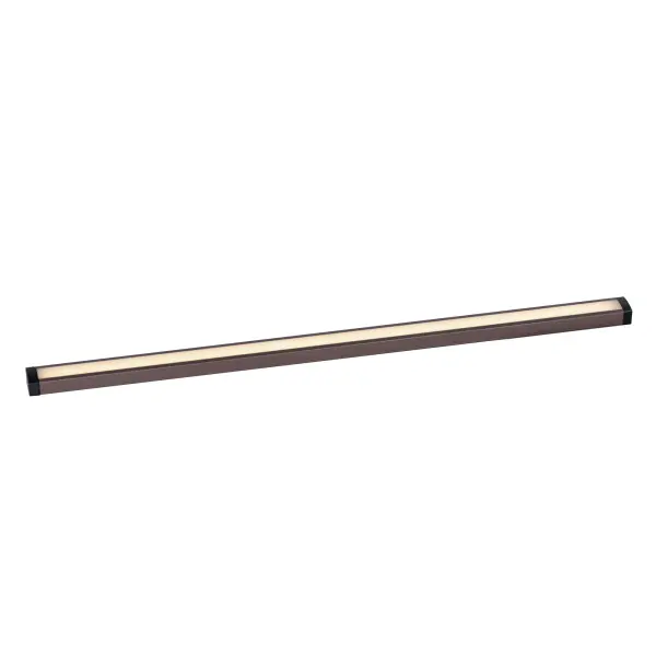 An innovative, slim channel LED light bar. The 120V input Slim Stick connects to a slim direct wire installation junction box where brightness and white color tunable LED light can be adjusted with the touch of a button. The control is the first in the industry to provide color temperature control variable between 2700-5000k on a driverless 120V LED strip. Included with the product, mounting clips allow the user install the channels flat or at an angle up to 90 degrees, so the product can be used in more applications such as cove, task, and closet lighting.