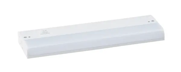 Featuring a defused LED light with an 90+ CRI this 3,000K undercabinet light provides an energy efficient light output at an economical price. Available in six sizes with a white finish housing the 1K family is Maxim's starting value in undercabinet lighting.