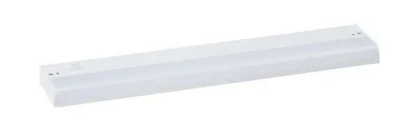 Featuring a defused LED light with an 90+ CRI this 3,000K undercabinet light provides an energy efficient light output at an economical price. Available in six sizes with a white finish housing the 1K family is Maxim's starting value in undercabinet lighting.