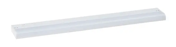 Featuring a defused LED light with an 90+ CRI this 3,000K undercabinet light provides an energy efficient light output at an economical price. Available in six sizes with a white finish housing the 1K family is Maxim's starting value in undercabinet lighting.