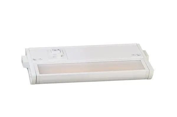 Collection: CounterMax 5K Finish: White Width: 3.50" Height: 1.00" Length: 6.00" Weight: 0.36 lb Bulbs Included Number of Bulbs: 1 Maximum Wattage: 3.00 W Bulb Type: PCB Bulb Base: PCB Integrated Light Source: LED Light Output: 198.00 lm Color Temperature: 2700 K CRI: 90 Dimmable Rated Average Life: 35000 Voltage: 120.00 V Material: Aluminum + LED + PC Safety Listing: cETLus Safety Rating: Damp LED Manufacturer Warranty: 5 Spec Sheet Instructions