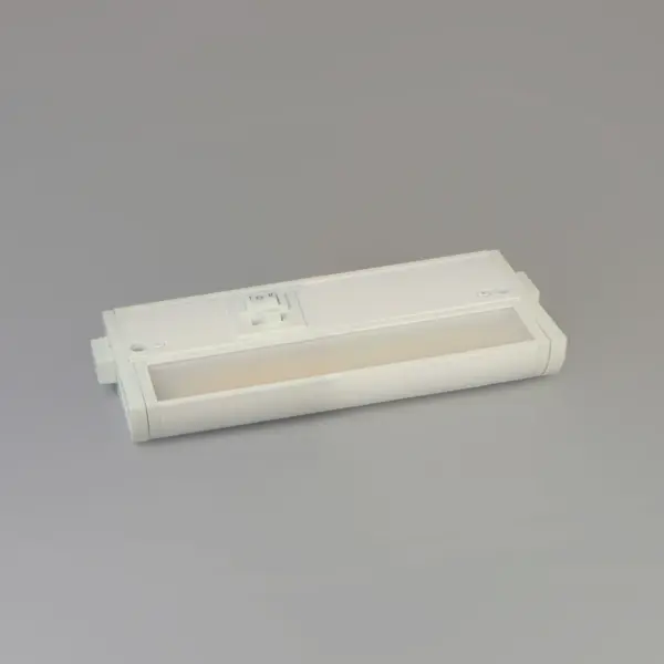 Collection: CounterMax 5K Finish: White Width: 3.50" Height: 1.00" Length: 6.00" Weight: 0.36 lb Bulbs Included Number of Bulbs: 1 Maximum Wattage: 3.00 W Bulb Type: PCB Bulb Base: PCB Integrated Light Source: LED Light Output: 198.00 lm Color Temperature: 2700 K CRI: 90 Dimmable Rated Average Life: 35000 Voltage: 120.00 V Material: Aluminum + LED + PC Safety Listing: cETLus Safety Rating: Damp LED Manufacturer Warranty: 5 Spec Sheet Instructions - alternate view