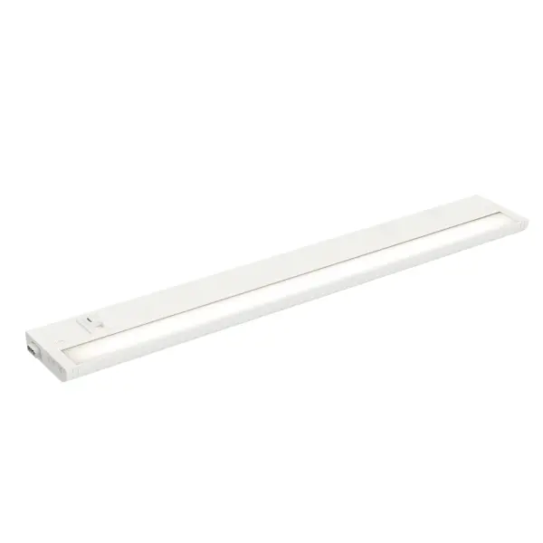 Collection: CounterMax 5K Finish: White Width: 3.50" Height: 1.00" Length: 24.00" Weight: 1.83 lb Bulbs Included Number of Bulbs: 1 Maximum Wattage: 12.00 W Bulb Type: PCB Bulb Base: PCB Integrated Light Source: LED Light Output: 1150.00 lm Color Temperature: 2700 K CRI: 90 Dimmable Rated Average Life: 35000 Voltage: 120.00 V Material: Aluminum + LED + PC Safety Listing: cETLus Safety Rating: Damp LED Manufacturer Warranty: 5 Spec Sheet Instructions
