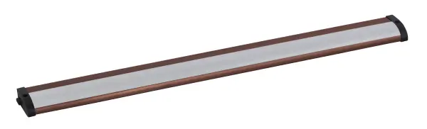 The MX-L120-LO is our economy LED Under counter. It features an extruded aluminum body with anodized finishes and a frosted acrylic lens. Its easy mount end caps makes for easy and quick installation without the use of clips. Can be direct wired with the use of direct wire box or plugged directly into outlet.