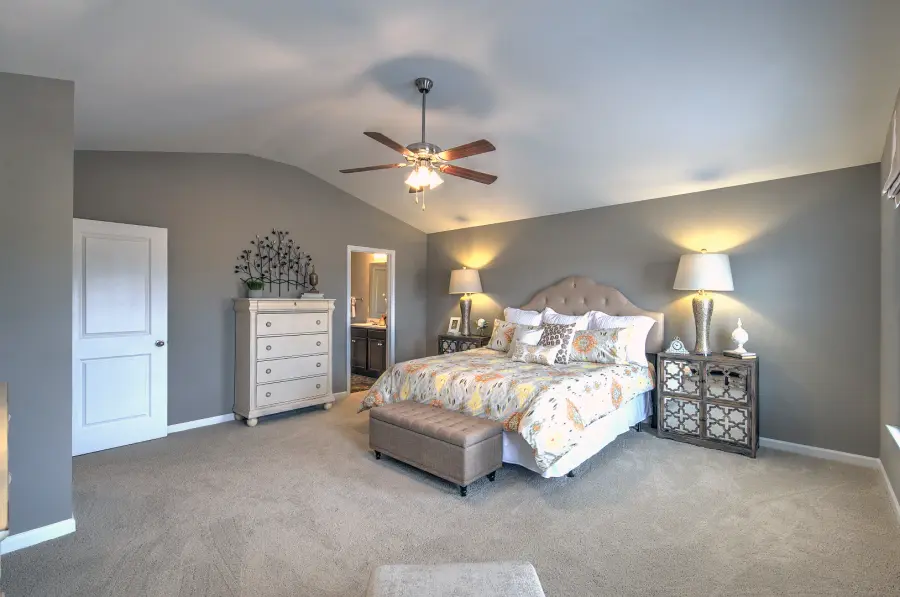 Basic-Max 52" Ceiling Fan in Satin Nickel with Walnut/Pecan Blades - Image 3