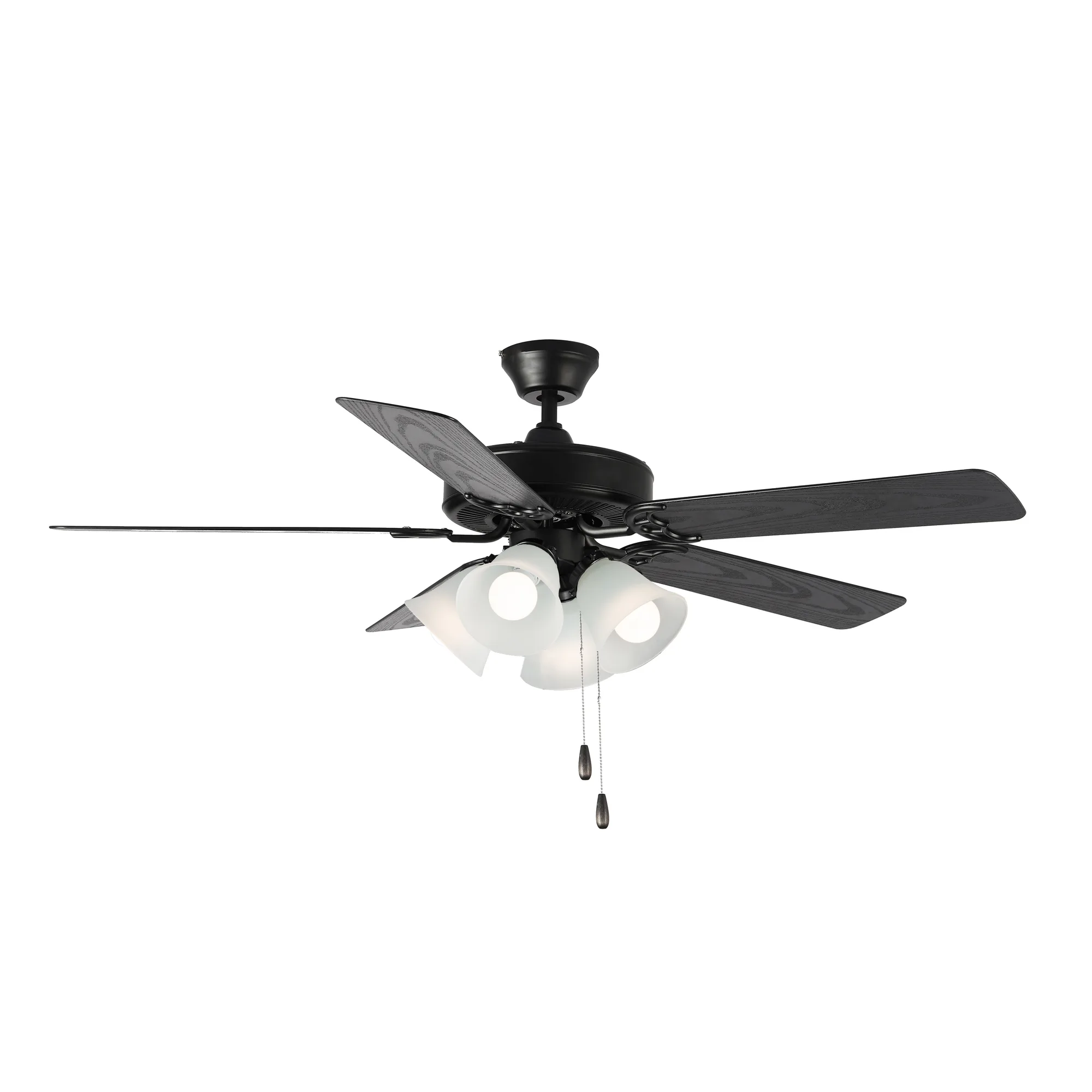 Basic-Max 52" Ceiling Fan in Black / Walnut / Pecan
