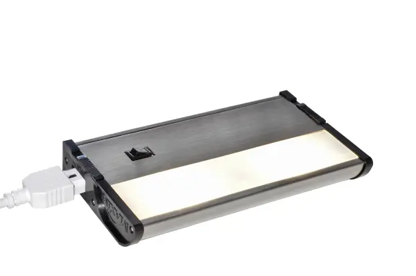 The MX-L120-DL features the same low profile frame of the MX-L120DC and also full dimmability but with an increased lumen output.  Featuring the new LG 5630 LED with closer spacing for better light distribution and lower operating temperatures for longer life.  The hinged top gives access for easy installation with captured mounting screws and quick wire connectors. - alternate view