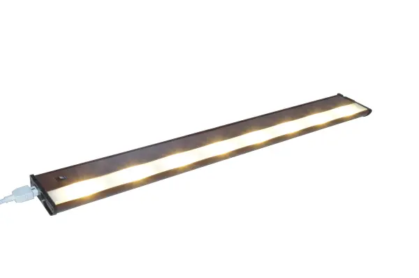 The MX-L120-DL features the same low profile frame of the MX-L120DC and also full dimmability but with an increased lumen output.  Featuring the new LG 5630 LED with closer spacing for better light distribution and lower operating temperatures for longer life.  The hinged top gives access for easy installation with captured mounting screws and quick wire connectors. - alternate view