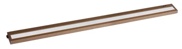 A perfect world for under cabinet lighting. Our latest model features 2 color temperatures, warm white and white, both in a 90 CRI for accurate color rendering. Just adjust the switch on the unit to select the best light for your application. Soft and even light is produced using an indirect light design which eliminates spots on the counter surface. Easy to install and connects either end to end or by using the connecting cord included.