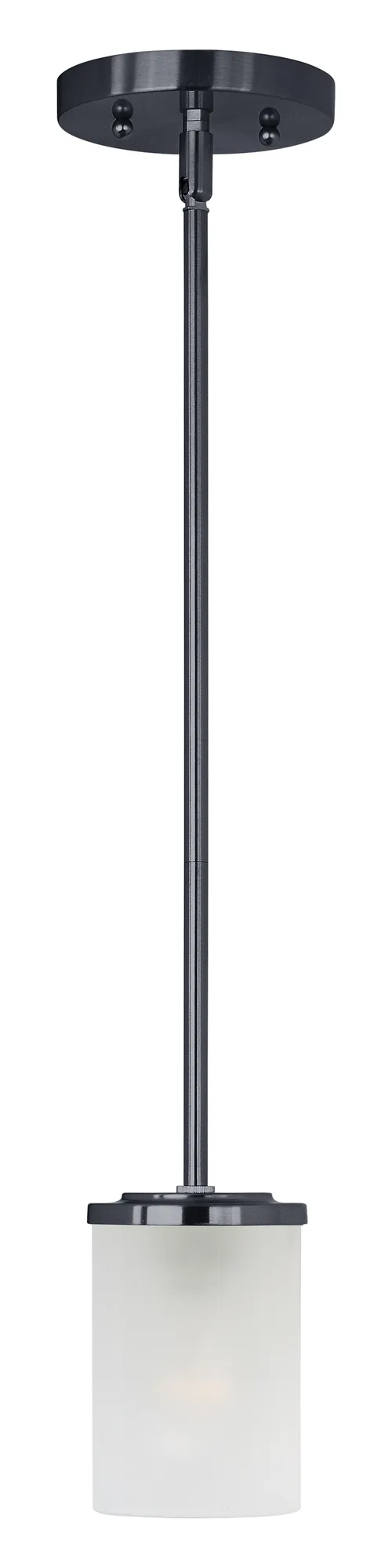 Corona One Light Mini Pendant in Black