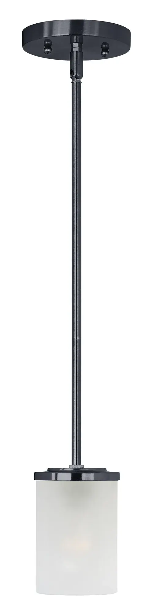 Corona One Light Mini Pendant in Black - Image 1