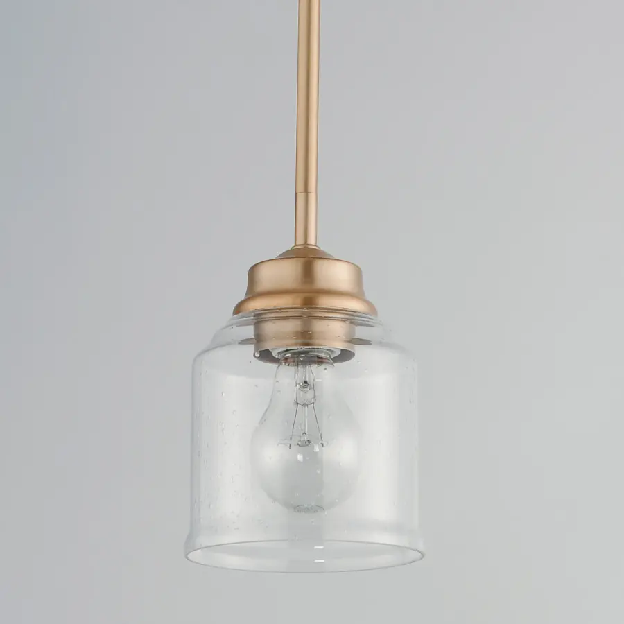 Acadia One Light Pendant in Heritage Brass - Image 2